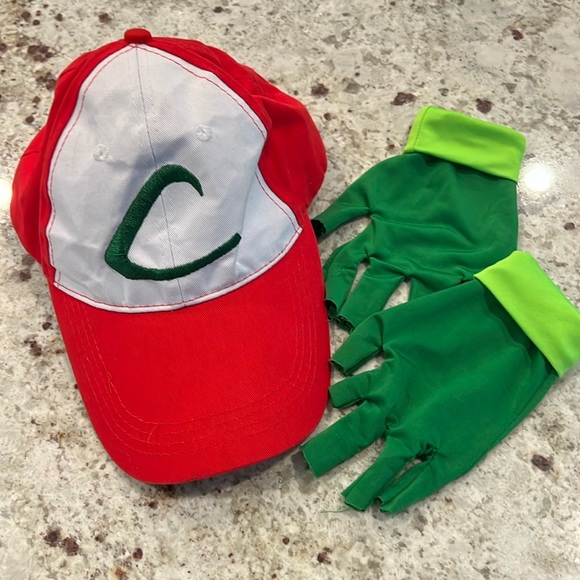 Pokemon Accessories Pokmon Cap And 2 Gloves Poshmark